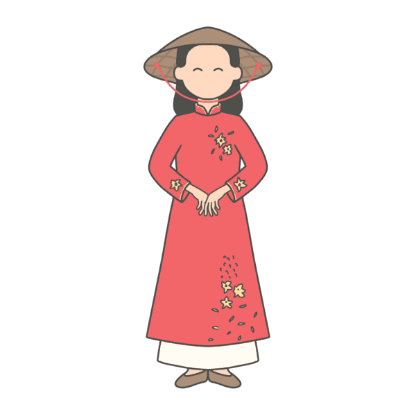 Thuê áo dài bưng quả
