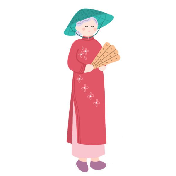 Thuê áo dài bà sui