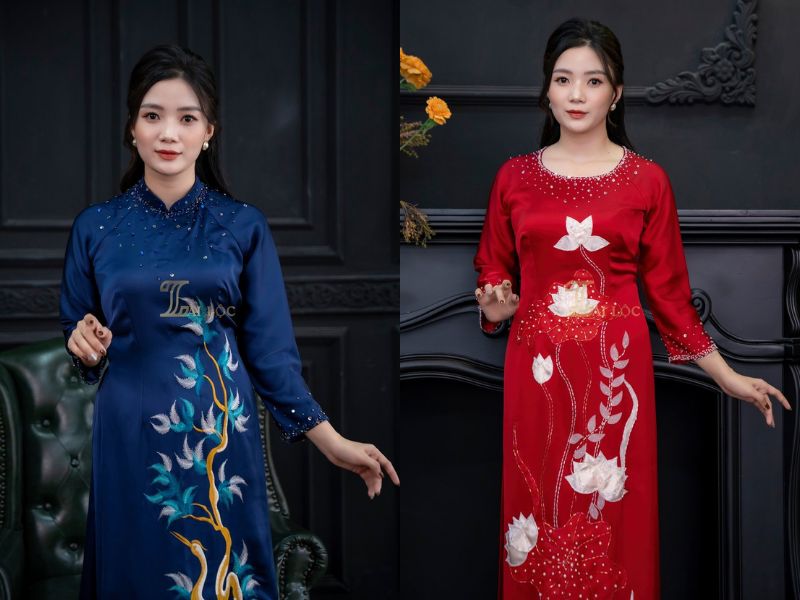 Kinh nghiệm chọn lựa áo dài cho phụ nữ u50 phù hợp